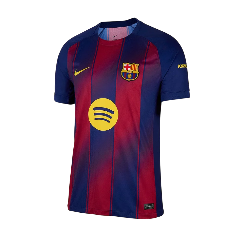 Camisa Barcelona I 25/26 Torcedor Nike Masculina Azul e Grená