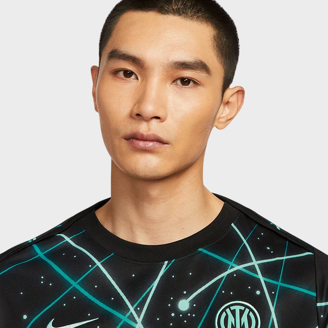Camisa Inter de Milão Pré-Jogo 25/26 Torcedor Nike Masculina Azul