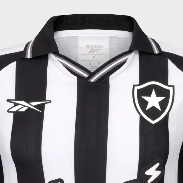 Camisa Botafogo I 25/26 Torcedor Masculina Listrada