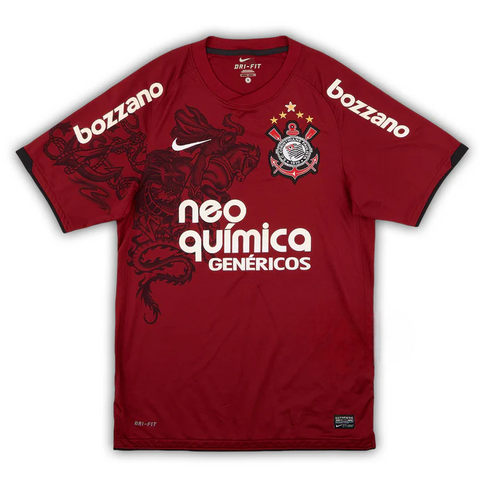 Camisa Retrô Corinthians III 2011 Edição Limitada São Jorge Bordô