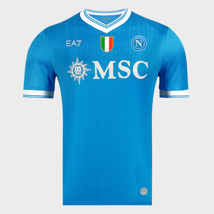 Camisa Napoli I 25/26 Azul