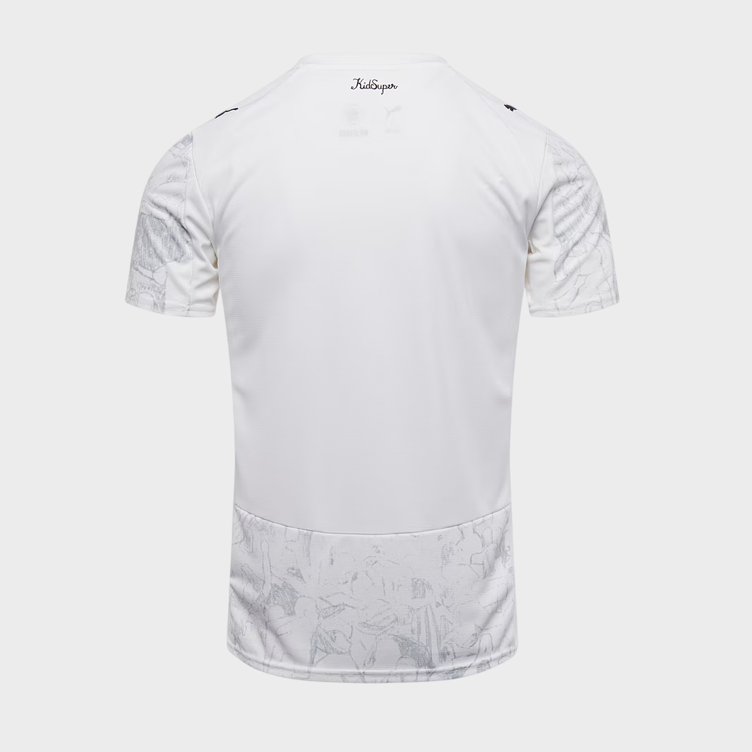Camisa Manchester City x KidSuper 25/26 Torcedor Puma Masculina Branca