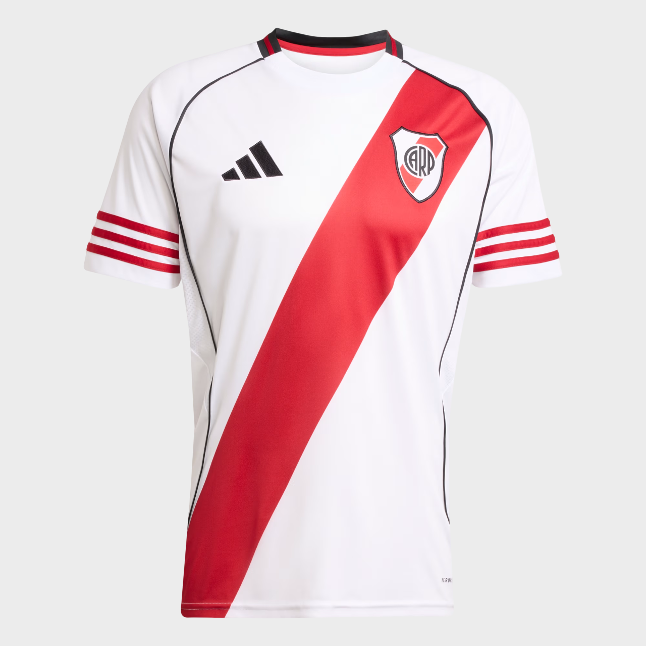 Camisa River Plate I 25/26 Torcedor adidas Masculina Branco