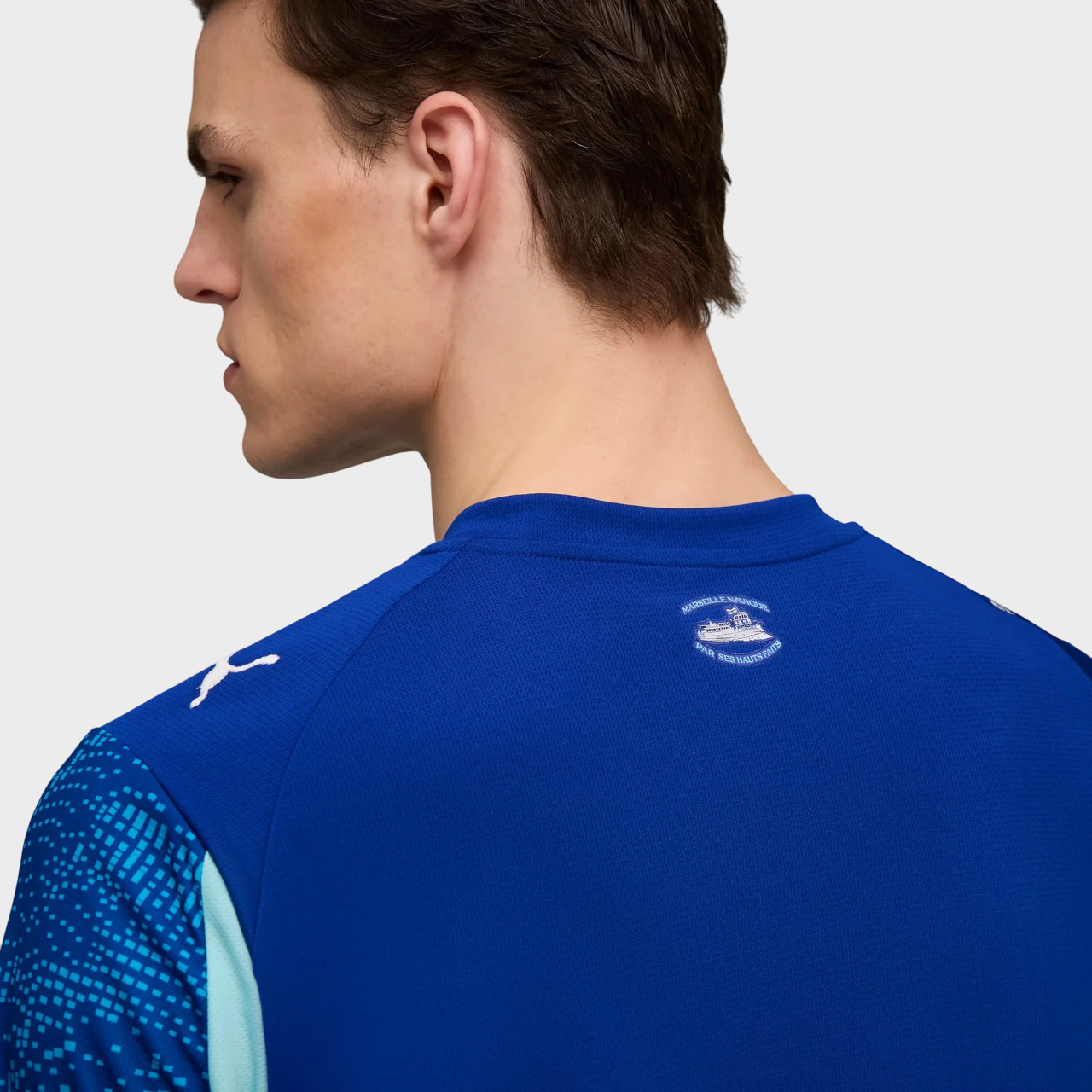 Camisa Olympique de Marseille III 25/26 Torcedor Puma Masculina Azul