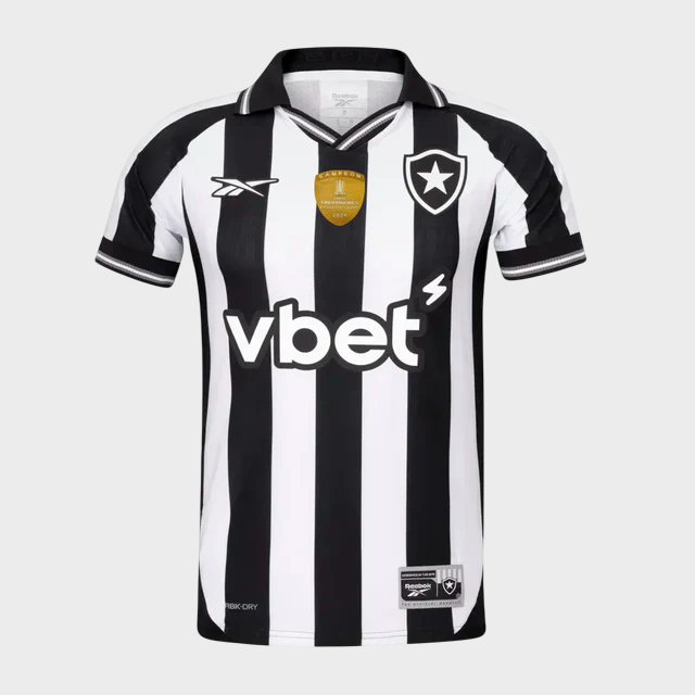 Camisa Botafogo I 25/26 Torcedor Masculina Listrada