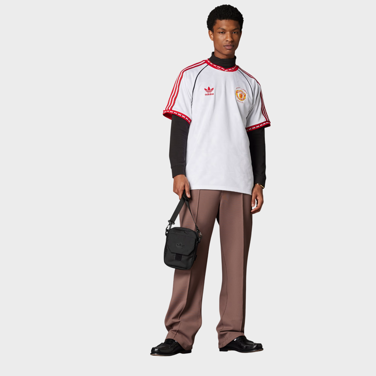 Camisa Manchester United 25/26 Comemorativa Torcedor adidas Masculina Branco