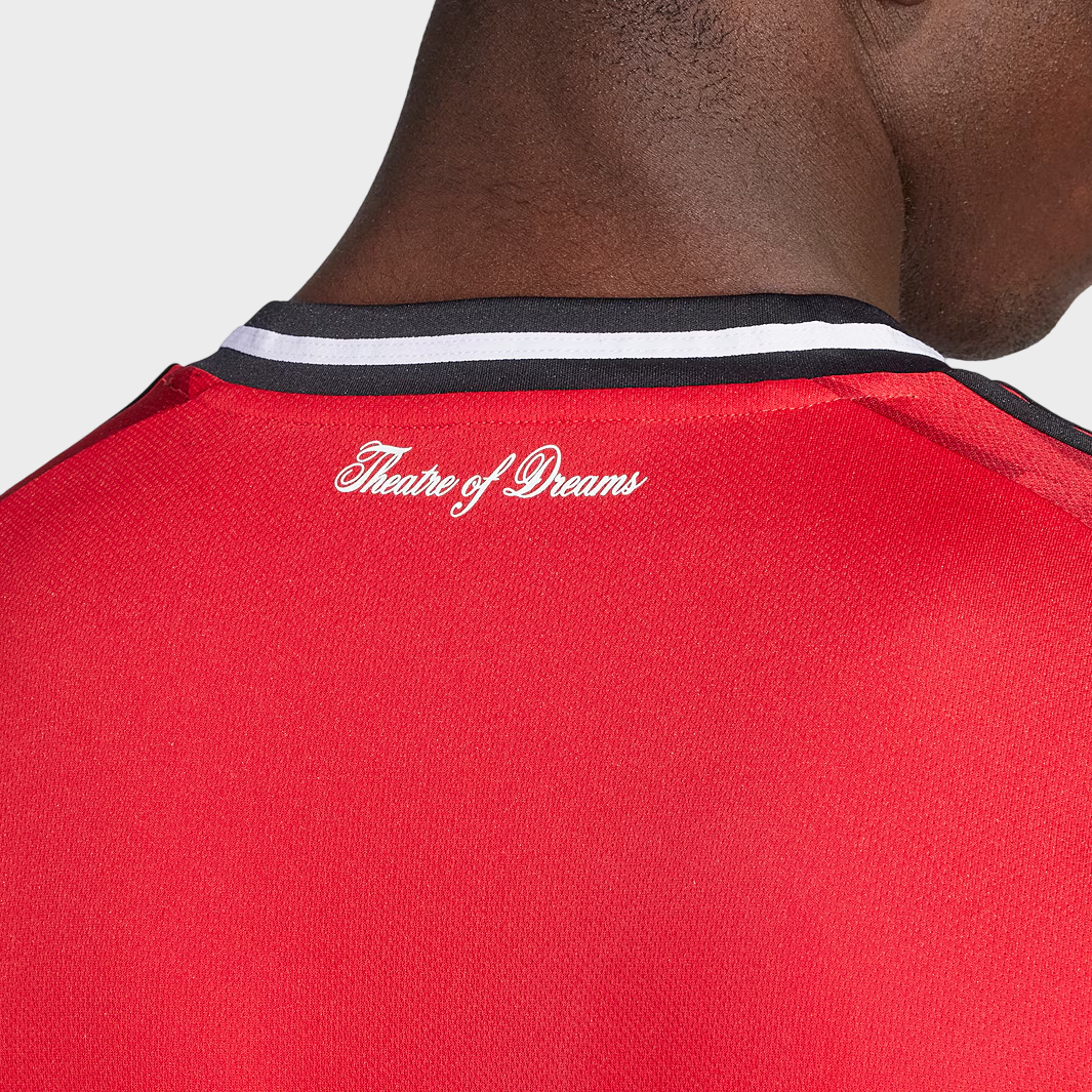 Camisa Manga Longa Manchester United I 25/26 Torcedor Adidas Masculina Vermelho