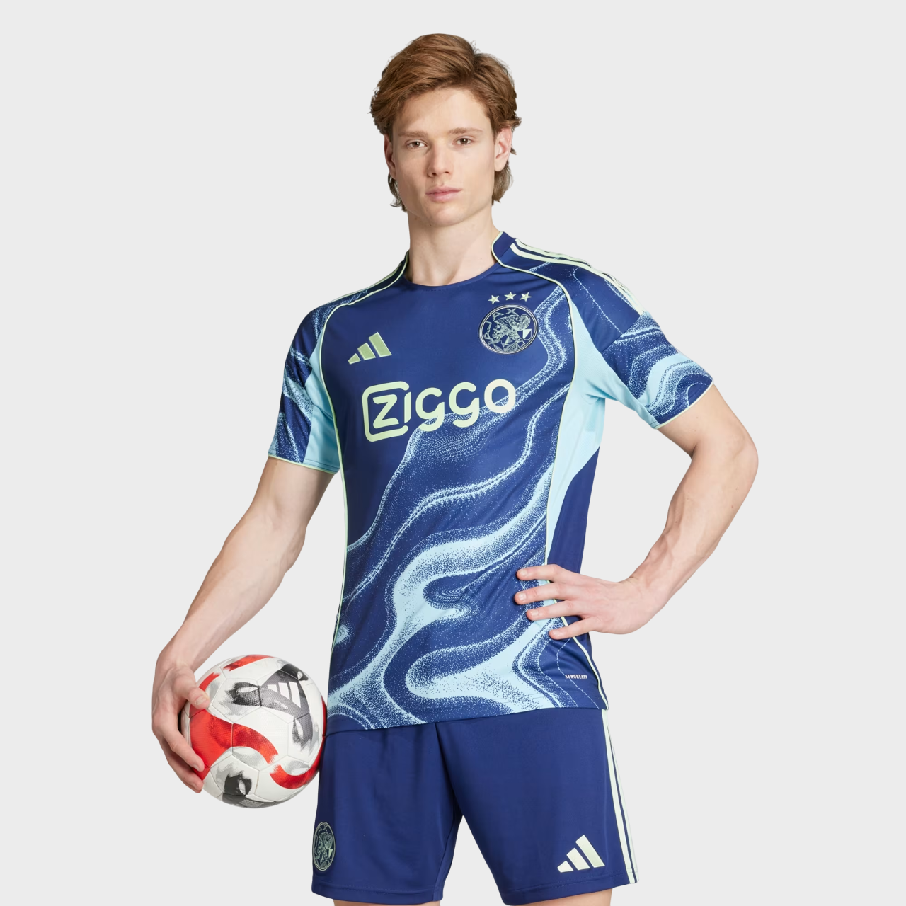 Camisa Ajax II 25/26 Torcedor adidas Masculina Azul