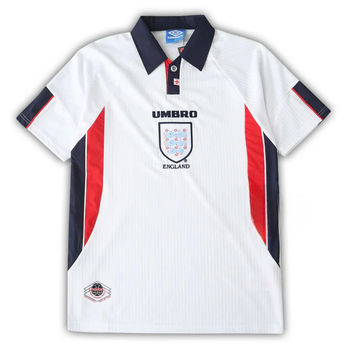 Camisa Retrô Inglaterra I 1998 Umbro Masculina