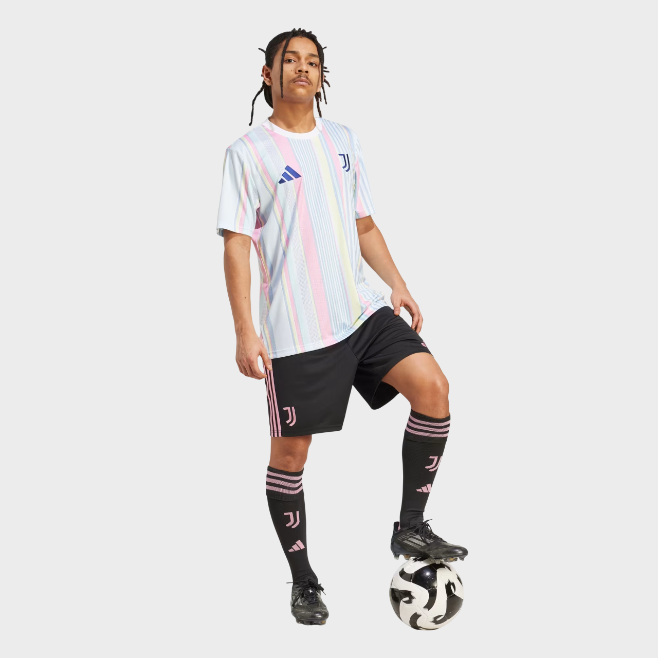 Camisa Juventus Pré-Jogo 25/26 Adidas Branco