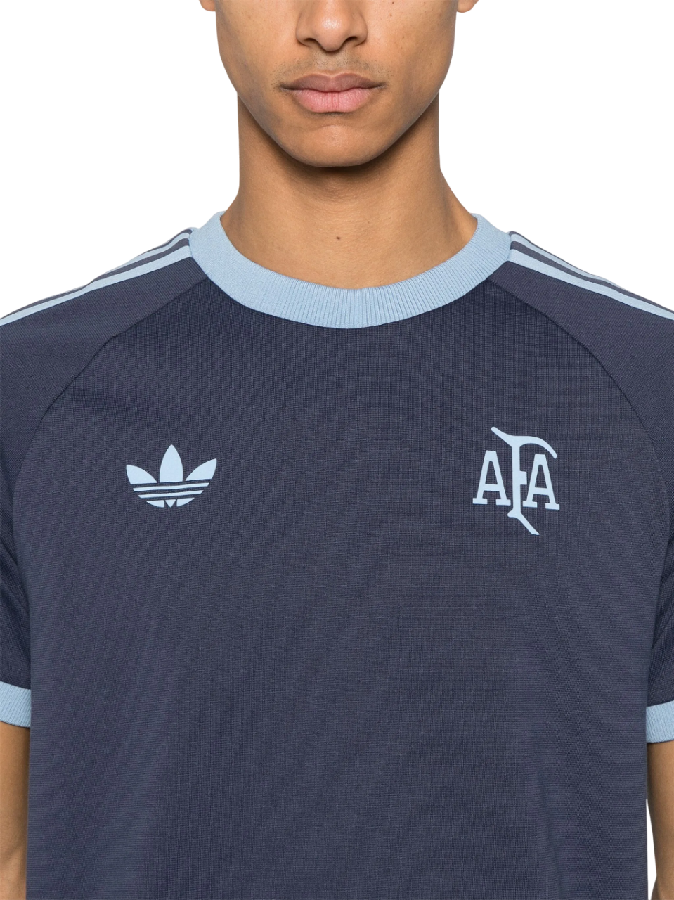 Camisa Argentina Comemorativa 1974 Masculina Adidas Azul Navy