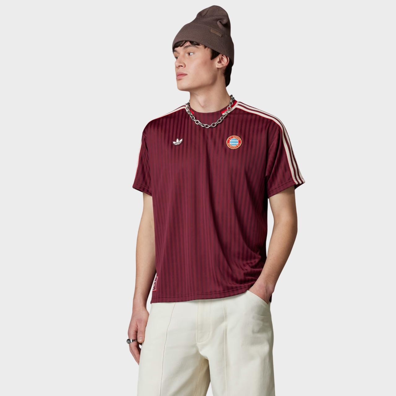 Camisa Bayern de Munique Terrace Icons 25/26 Adidas Vermelho