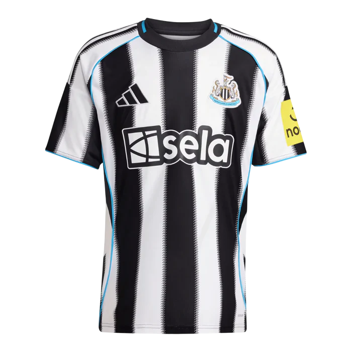 Camisa Newcastle I 25/26 Torcedor Adidas Masculina Branco e Preto