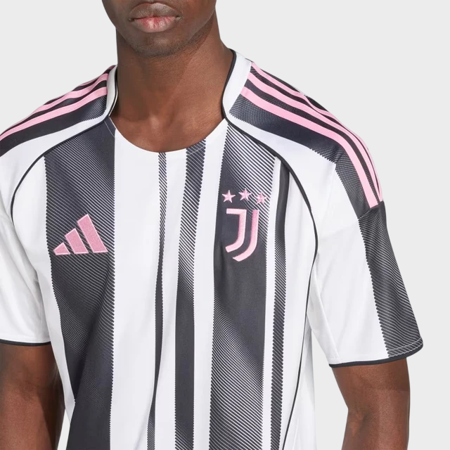 Camisa Juventus I 25/26 Torcedor adidas Masculina Branco e Preto