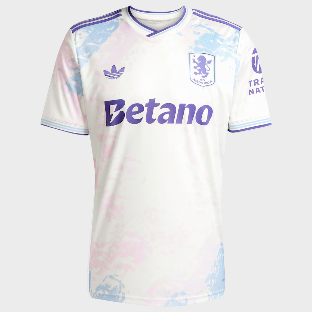 Camisa Aston Villa III 25/26 Torcedor Adidas Masculina Branco