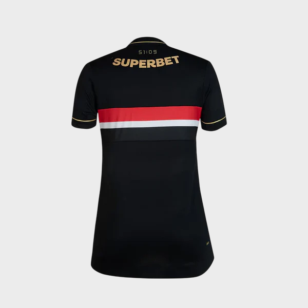 Camisa São Paulo III 25/26 Feminina Preto