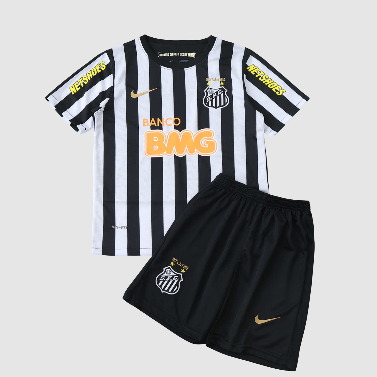 Conjunto Infantil Retrô Santos II 12/13