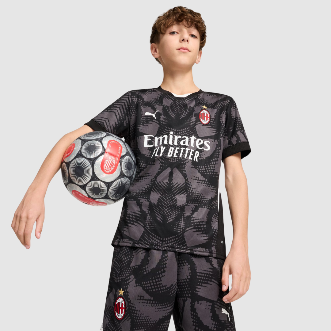 Conjunto Infantil Milan Goleiro 24/25