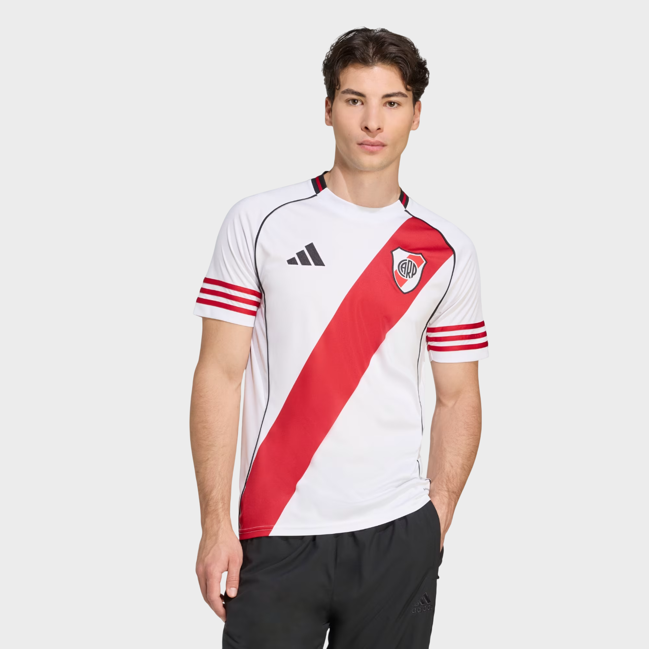 Camisa River Plate I 25/26 Torcedor adidas Masculina Branco