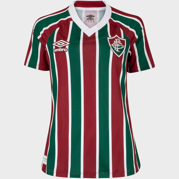 Camisa Fluminense I 25/26 Feminina Vinho e Verde