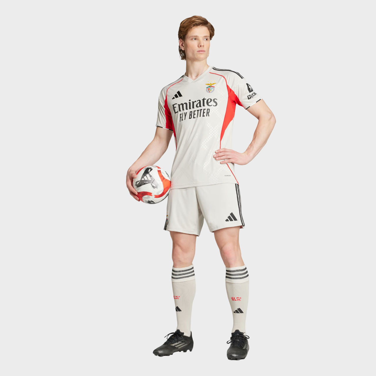 Camisa Benfica II 25/26 Torcedor adidas Masculina Branco