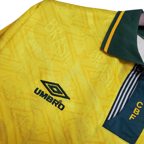 Camisa Retrô Brasil I 1991/1993 Amarela