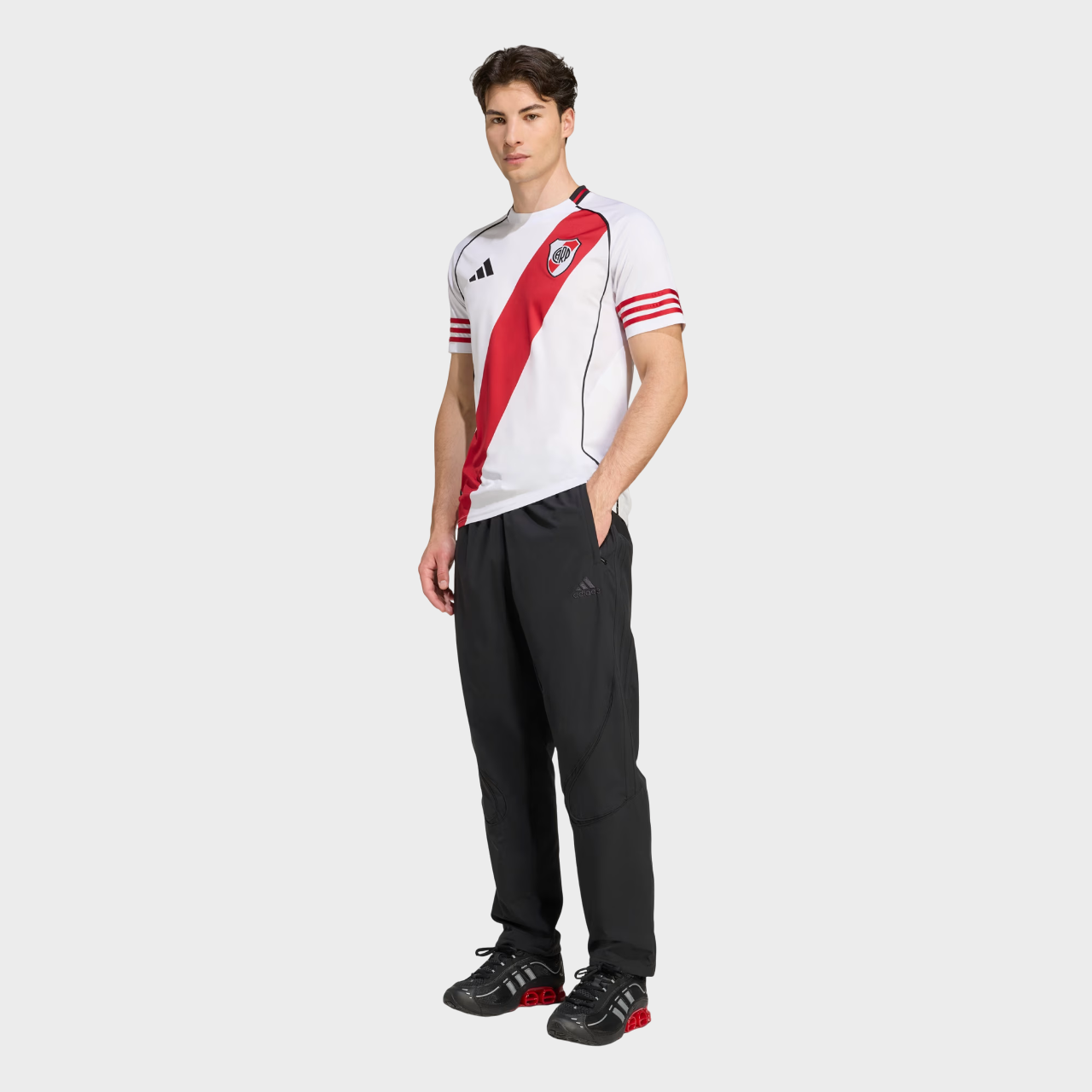 Camisa River Plate I 25/26 Torcedor adidas Masculina Branco