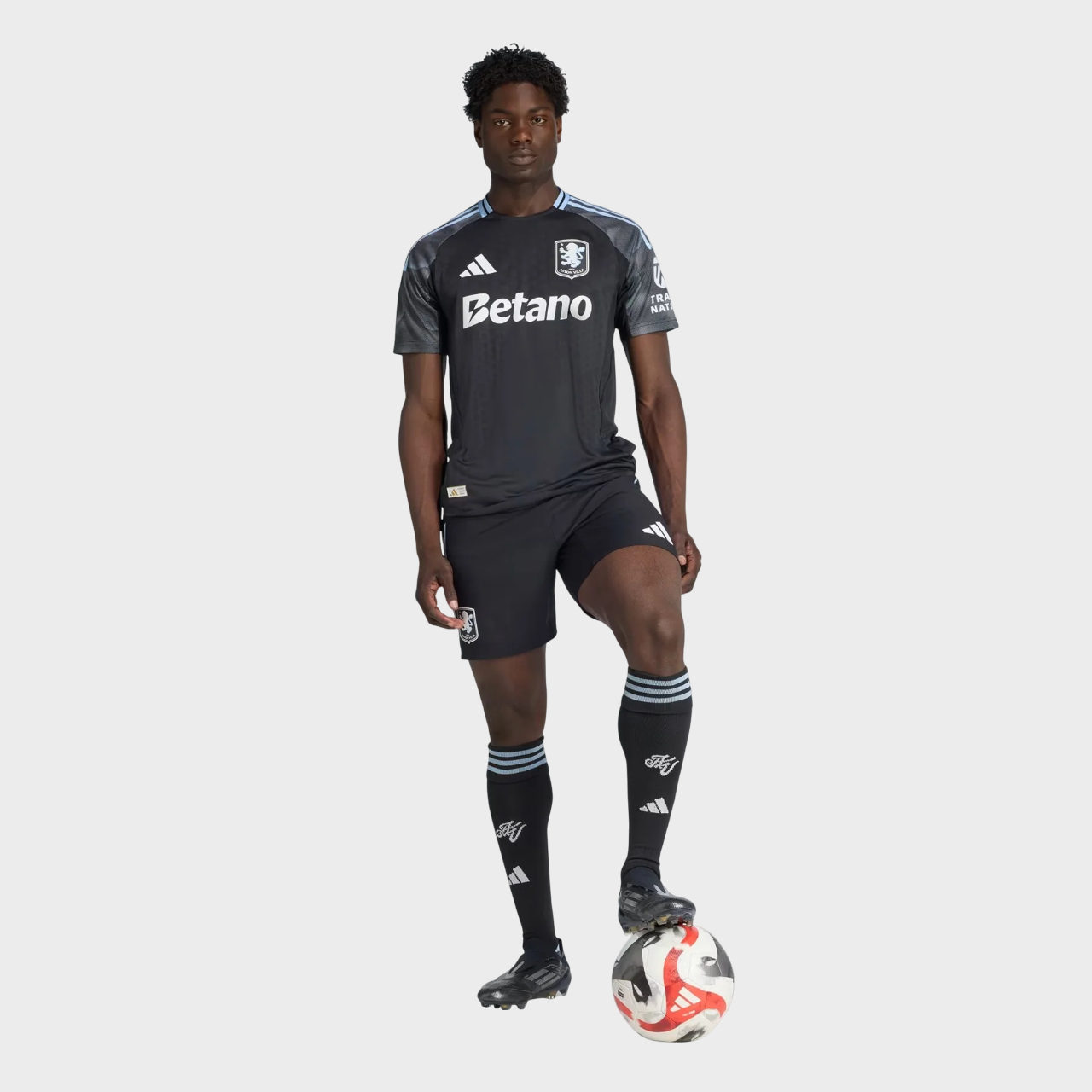 Camisa Aston Villa II 25/26 Torcedor Adidas Masculina Preto