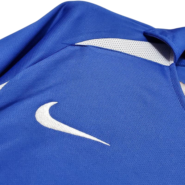 Camisa Retrô Brasil II 2002 Nike Azul