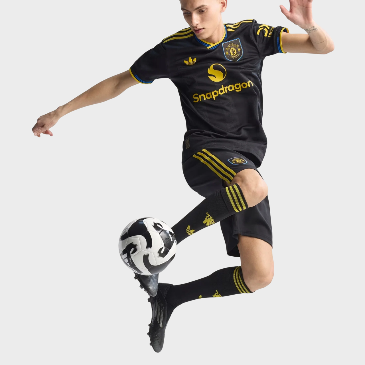 Camisa Manchester United III 25/26 Torcedor Adidas Masculina Preto