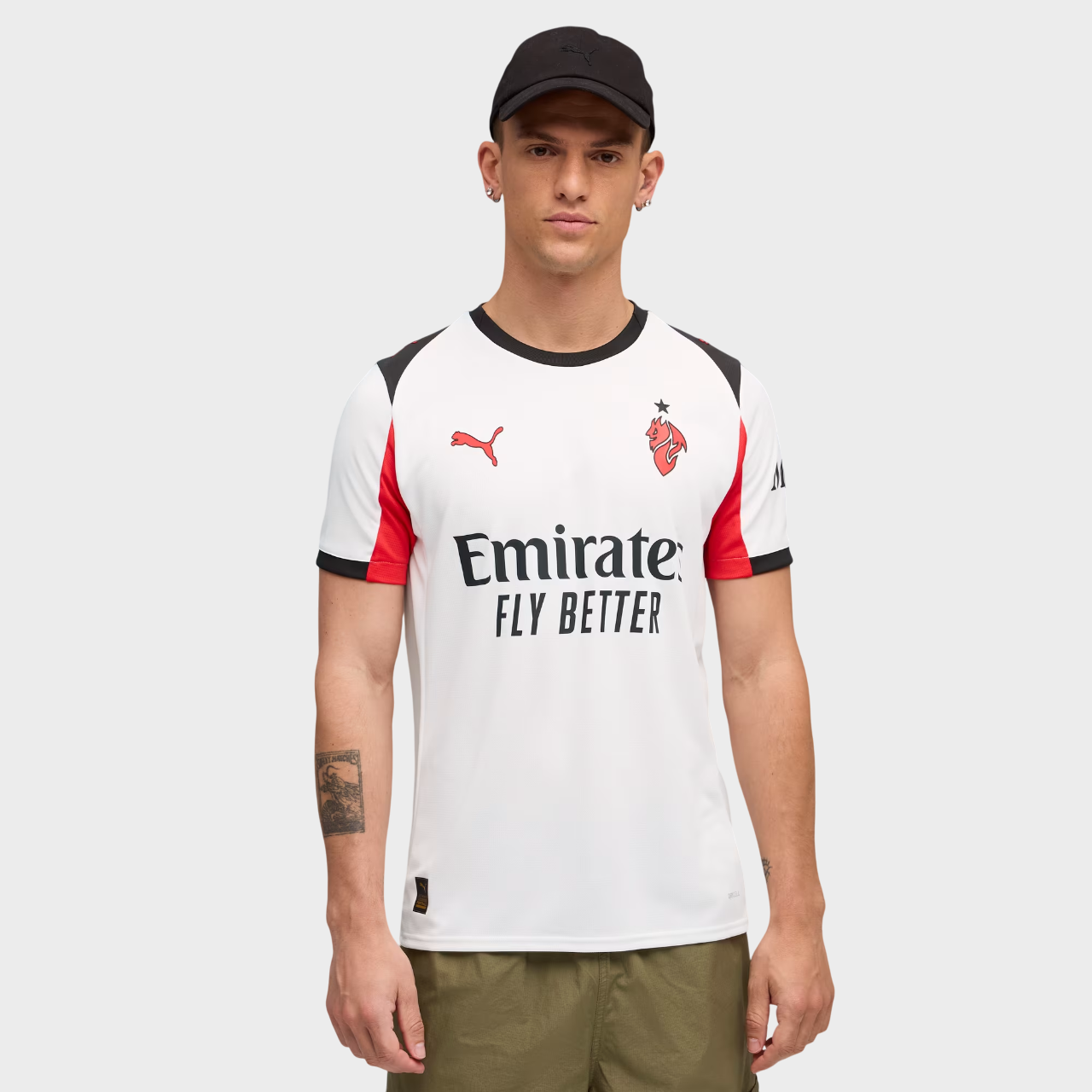 Camisa Milan II 25/26 Torcedor Puma Masculina Branco