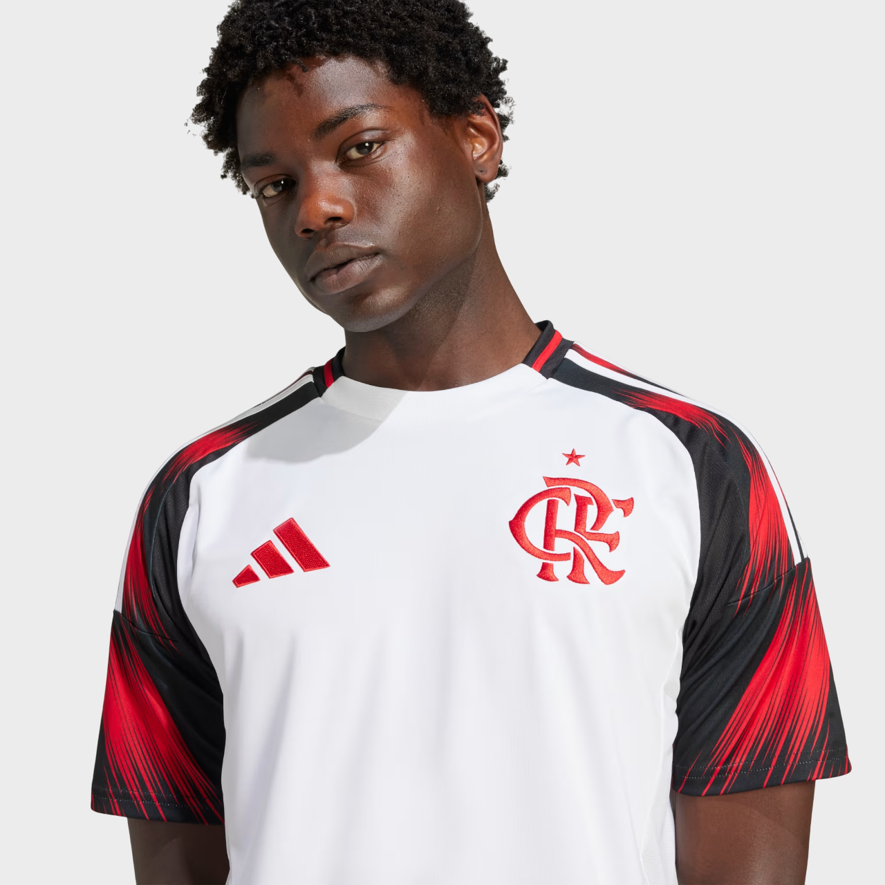 Camisa Flamengo II 25/26 Torcedor Masculina Branco