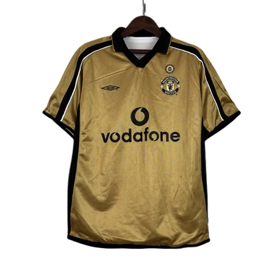 Camisa Retrô Manchester United 2001/2002 Dupla Face