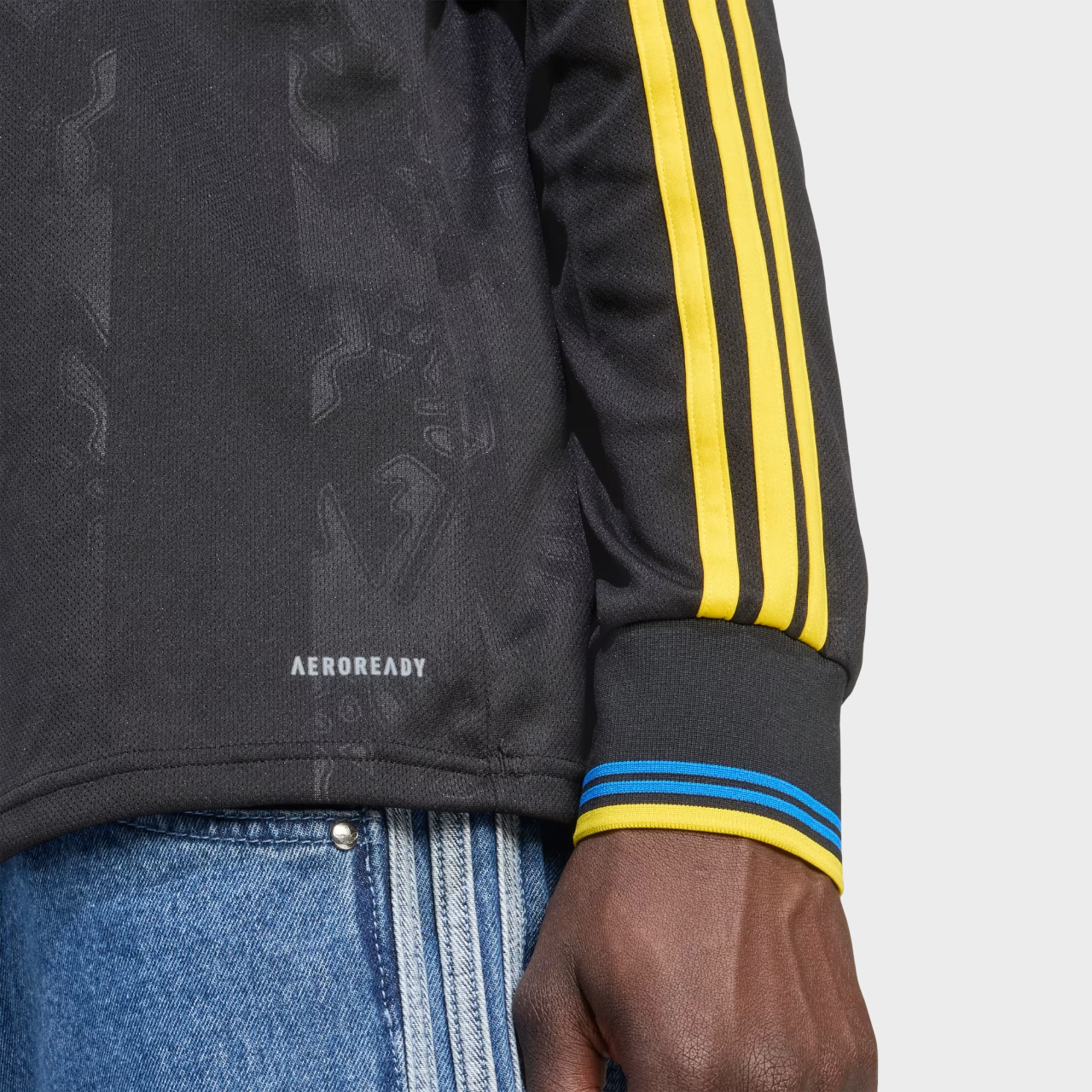 Camisa Manga Longa Manchester United III 25/26 Torcedor Adidas Masculina Preto