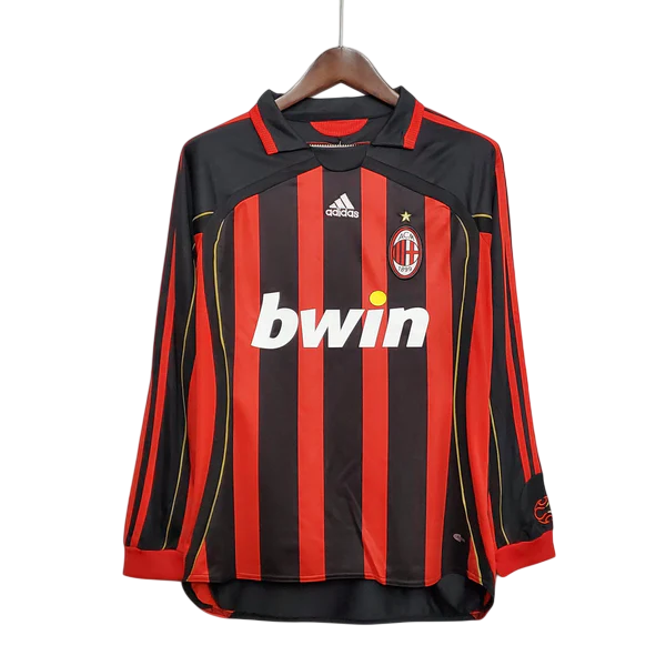 Camisa Retrô Manga Longa Milan I 2006/2007