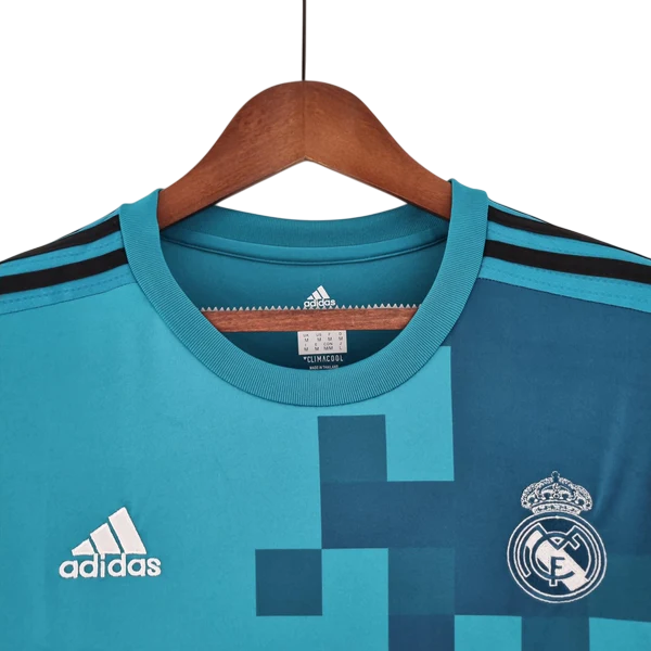 Camisa Retrô Manga Longa Real Madrid III 2017/2018