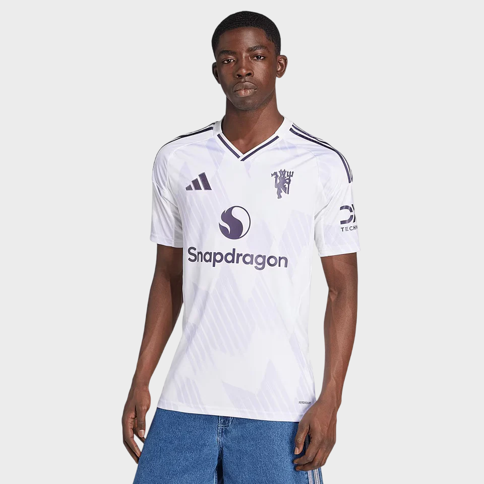 Camisa Manchester United II 25/26 Torcedor adidas Masculina Branco