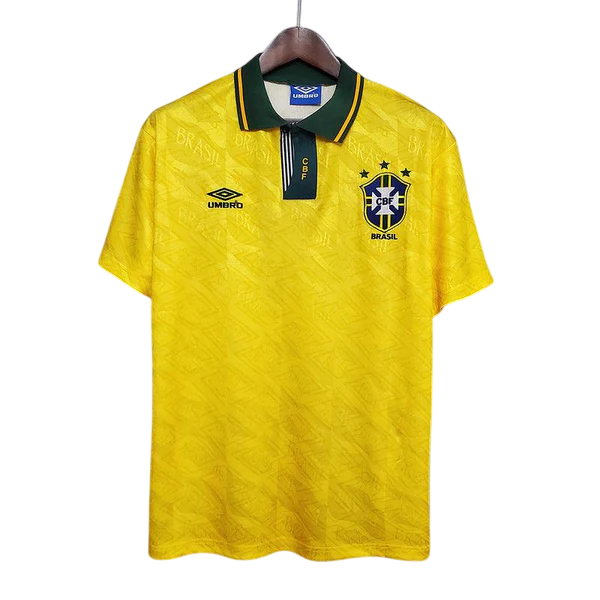 Camisa Retrô Brasil I 1991/1993 Amarela