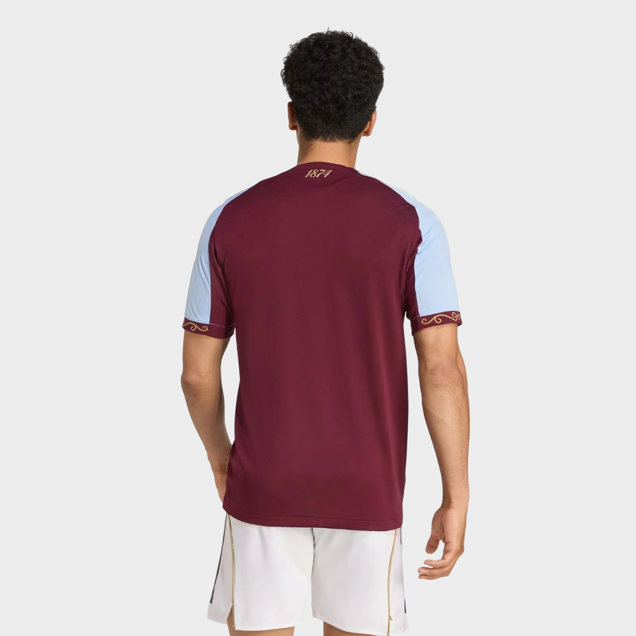 Camisa Aston Villa I 25/26 Torcedor Adidas Masculina Vinho e Azul
