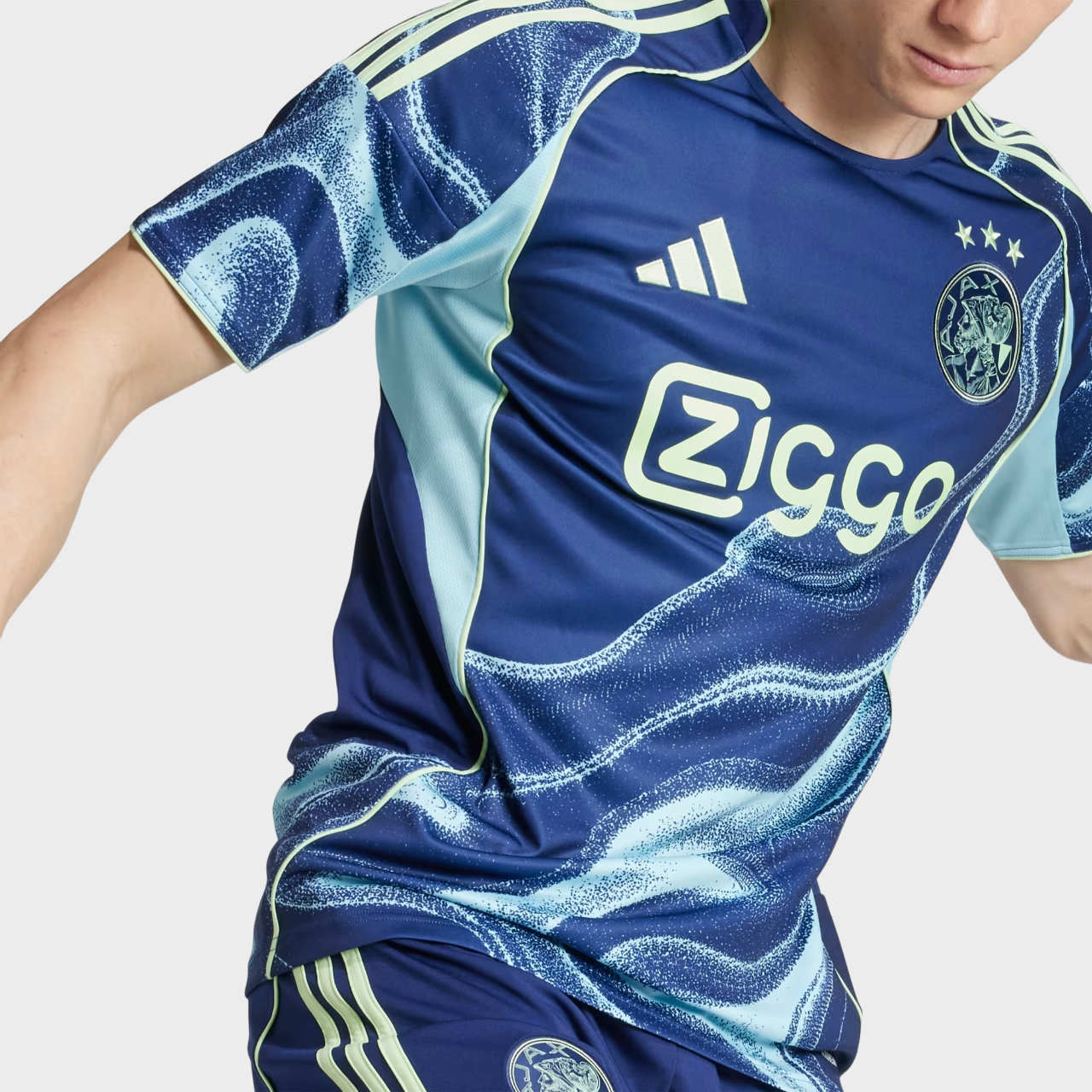Camisa Ajax II 25/26 Torcedor adidas Masculina Azul
