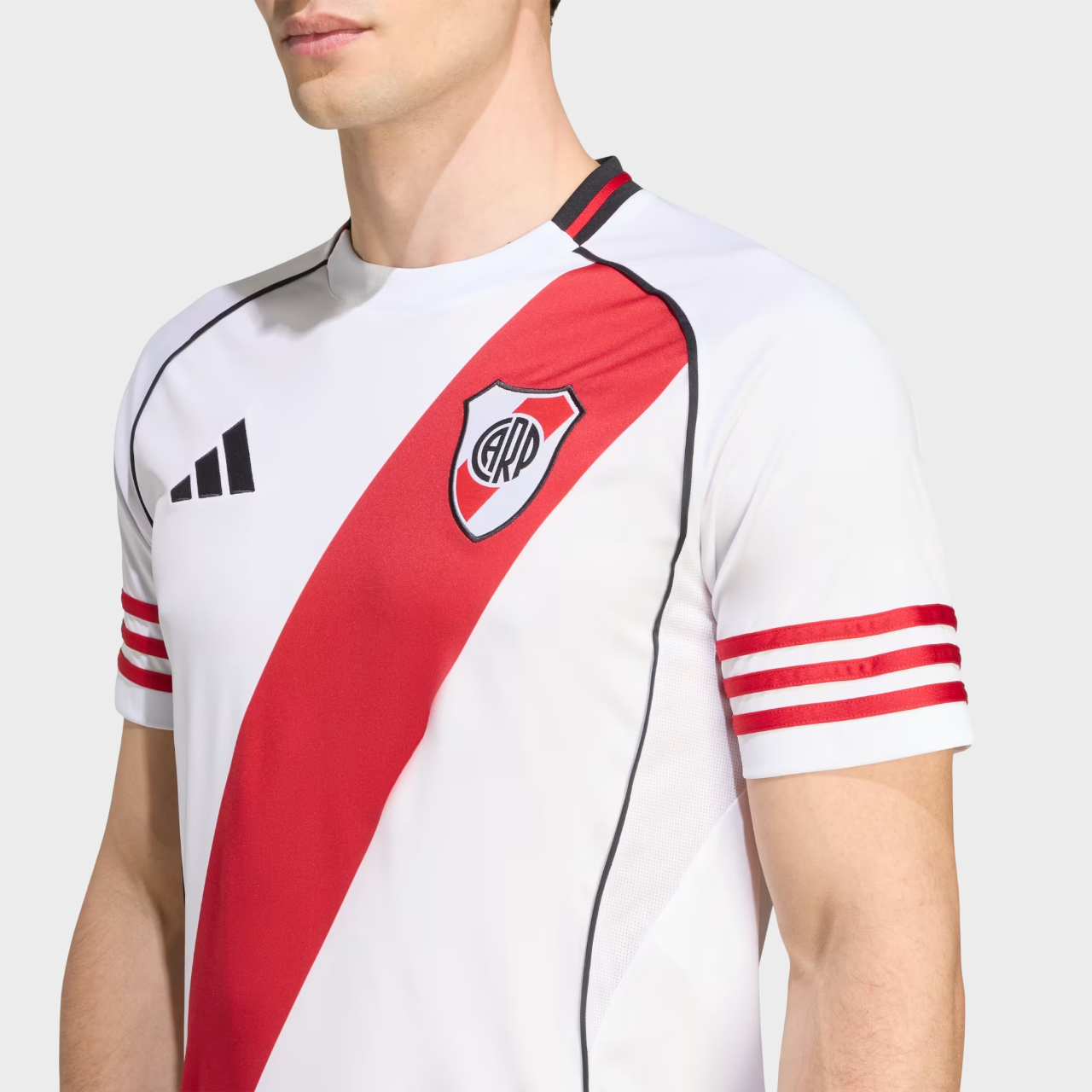 Camisa River Plate I 25/26 Torcedor adidas Masculina Branco