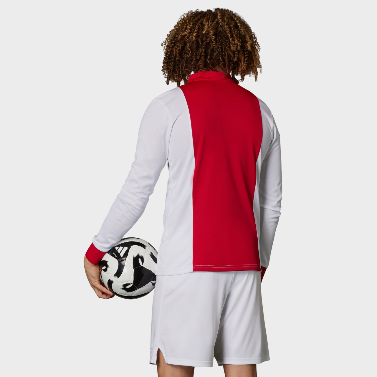 Camisa Manga Longa Ajax 25/26 Especial 125 anos Vermelho e Branco