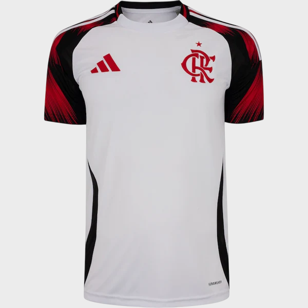 Camisa Flamengo II 25/26 Torcedor Masculina Branco
