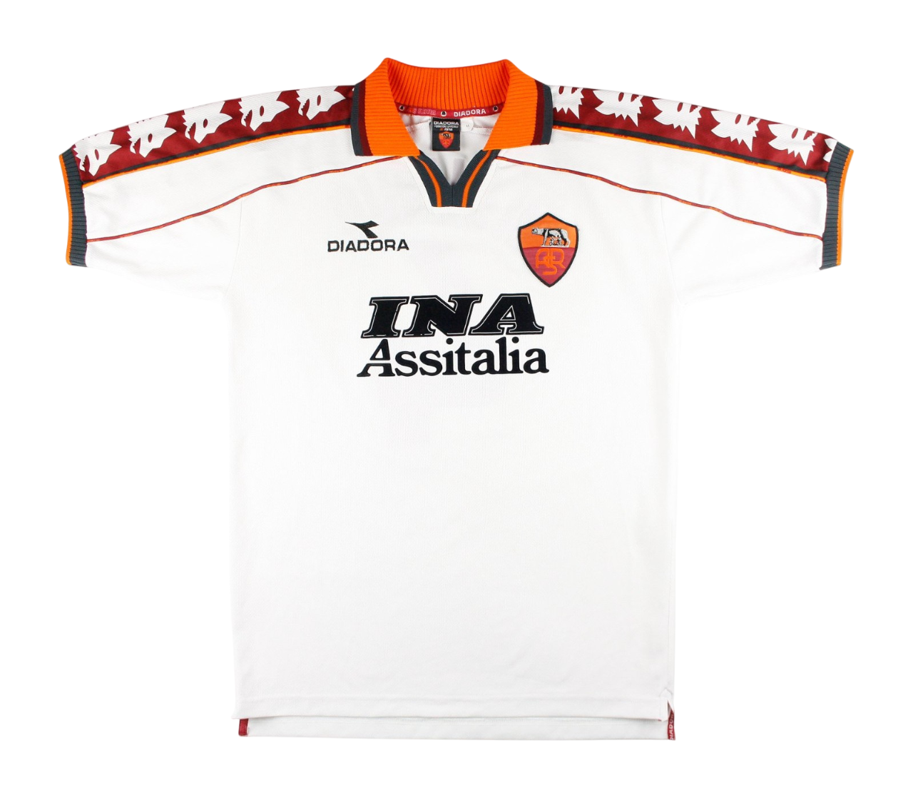 Camisa Retrô Roma II 1998/1999 Diadora Masculina
