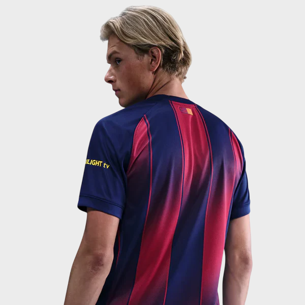 Camisa Barcelona I 25/26 Torcedor Nike Masculina Azul e Grená
