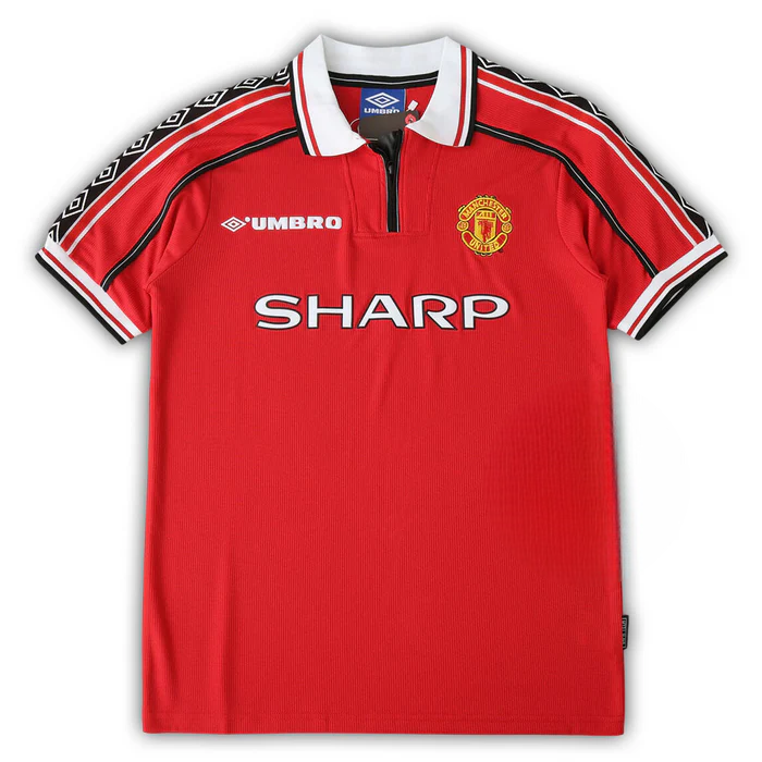 Camisa Retrô Manchester United I 1998/99 Torcedor Masculina