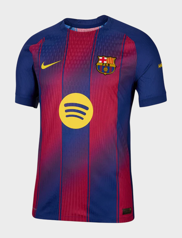 Camisa Barcelona I 25/26 Jogador Nike Masculina Azul e Grená