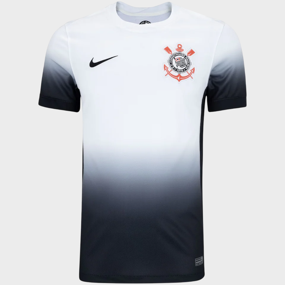 Camisa Corinthians I 24/25 Torcedor Masculina Branco
