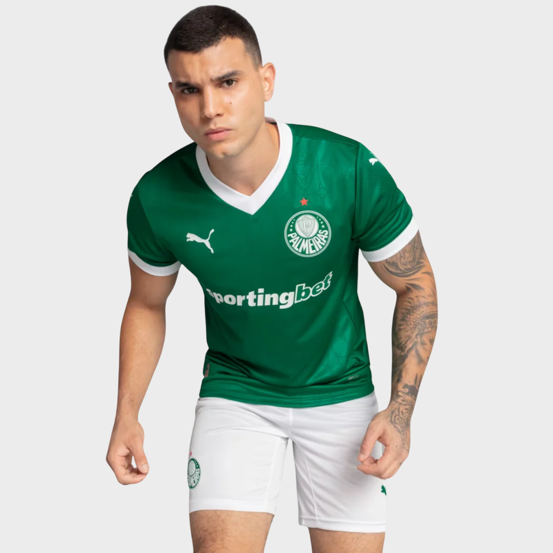 Camisa Palmeiras I 25/26 Jogador Masculina Verde