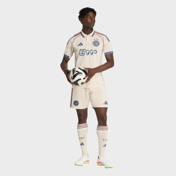 Camisa Ajax III Comemorativa 25/26 Torcedor adidas Masculina Creme